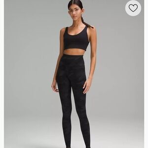 Lululemon Athletica Align Black Camo Leggings